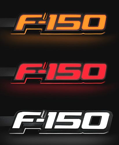 2009-2014 Ford F-150 Illuminated Side Emblems – Late Model Lighting