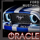 2010-2013 Ford Mustang ORACLE Waterproof Fog Light Halo Kit (Grill Fogs) (Surface Mount)