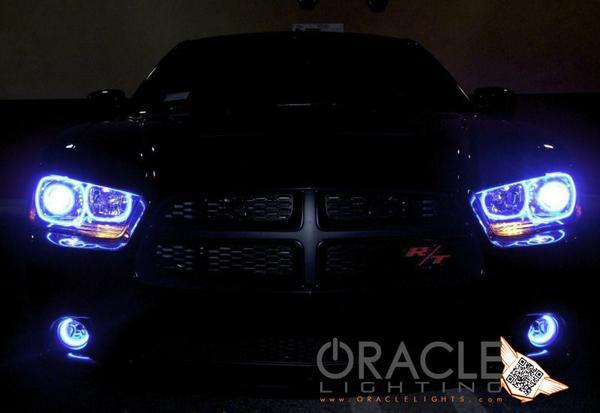 2005-2014 Dodge Charger Fog Light LED Halo Kit (Non Projector) -Waterp Late Model Lighting 2005-2014 Dodge Charger Fog Light LED Halo Kit (Non Projector) -Waterp Late Model Lighting