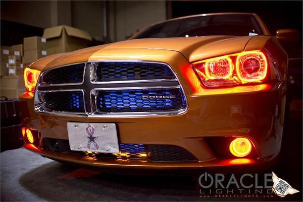 2005-2014 Dodge Charger Fog Light LED Halo Kit (Non Projector) -Waterp Late Model Lighting 2005-2014 Dodge Charger Fog Light LED Halo Kit (Non Projector) -Waterp Late Model Lighting