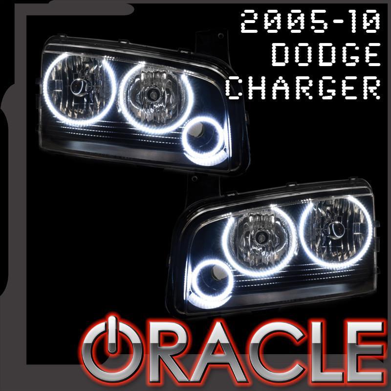 2006 Dodge Charger Halo Fog Lights 2005-2010 Dodge Charger Halo Headlights FULLY ASSEMBLED (Triple Halo) 2006 Dodge Charger Halo Fog Lights 2005-2010 Dodge Charger Halo Headlights FULLY ASSEMBLED (Triple Halo)