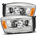 Dodge Ram (06-08): Alpharex LUXX LED Projector Headlights (Dual Beam)