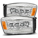 Dodge Ram (06-08): Alpharex NOVA LED Projector Headlights (Quad Beam)