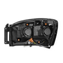 Dodge Ram (06-08): Alpharex NOVA LED Projector Headlights (Quad Beam)
