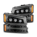 2003-2006 Chevy Silverado Alpharex Nova-Series LED Projector Headlights
