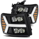 2007-2013 Chevy Silverado: AlphaRex NOVA LED Projector Headlights