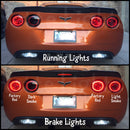 2005-2013 C6 Corvette Vette Lights Eagle Eye LED Tail Lights (Set)