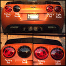 2005-2013 C6 Corvette Vette Lights Eagle Eye LED Tail Lights (Set)