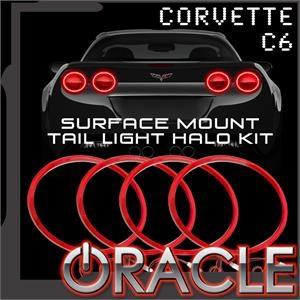 2005-2013 C6 Corvette Oracle Surface-Mount Tail Light Halo Kit (Set of 4)