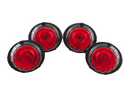 2005-2013 C6 Corvette Vette Lights Halo LED Tail Lights (Set of 4)
