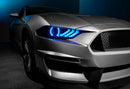 Ford Mustang (18-23): Oracle Dynamic Colorshift LED Headlights (Black Series)