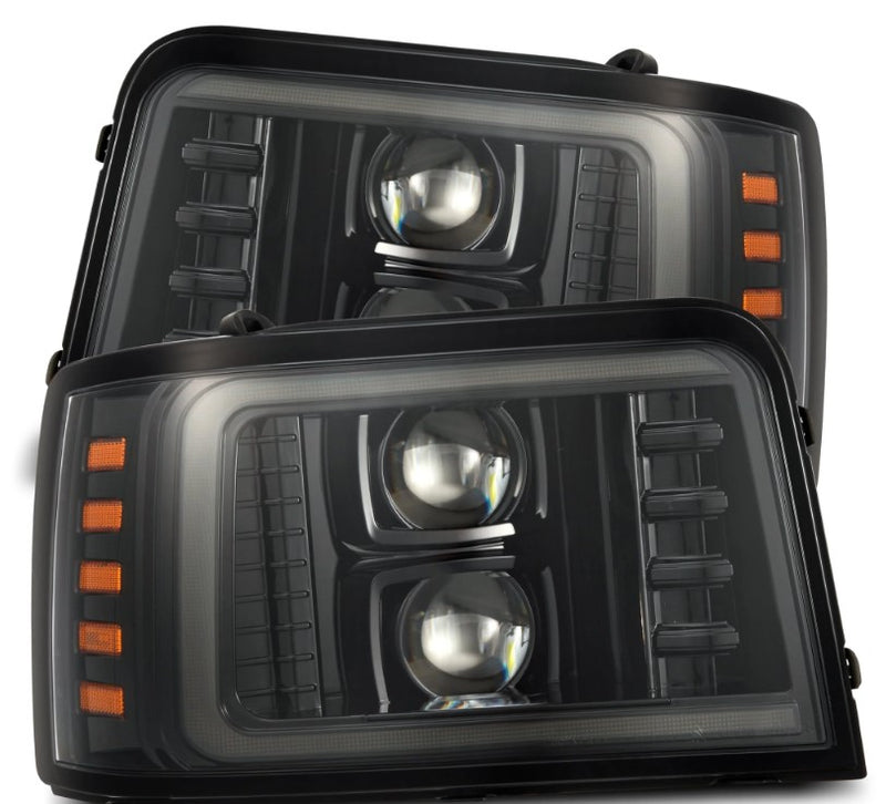 Ford F-Series/Bronco (1992-1996): Alpharex LUXX-Series LED Projector Headlights