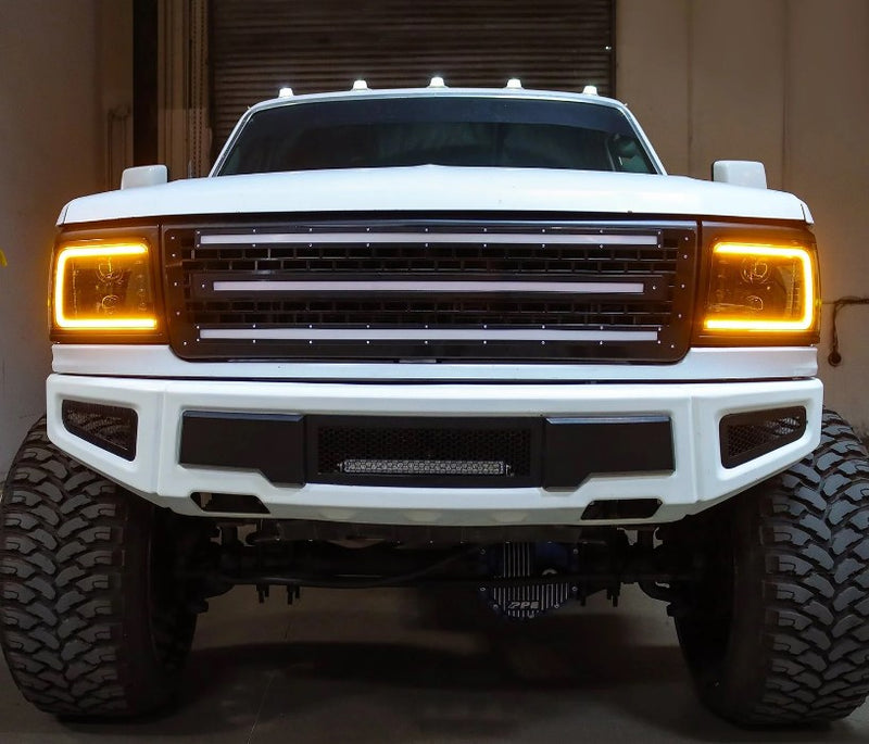 Ford F-Series/Bronco (1992-1996): Alpharex LUXX-Series LED Projector Headlights