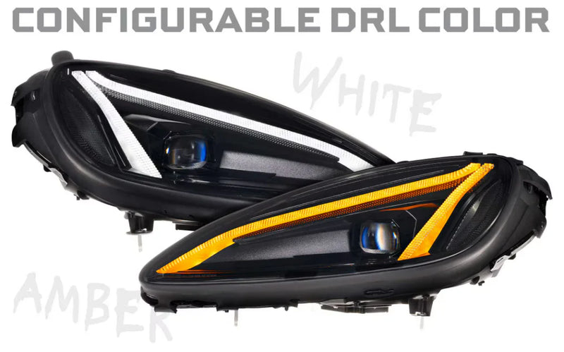 2005-2013 C6 Corvette Morimoto (GTR CARBIDE) C8-STYLE LED Headlights