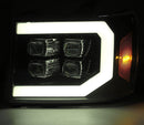 2007-2013 GMC Sierra: AlphaRex NOVA LED Projector Headlights