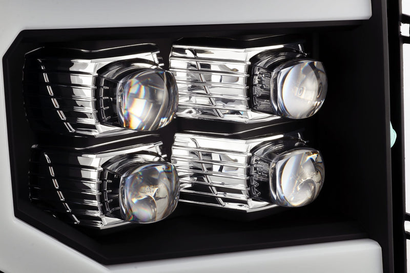 2007-2013 GMC Sierra: AlphaRex NOVA LED Projector Headlights