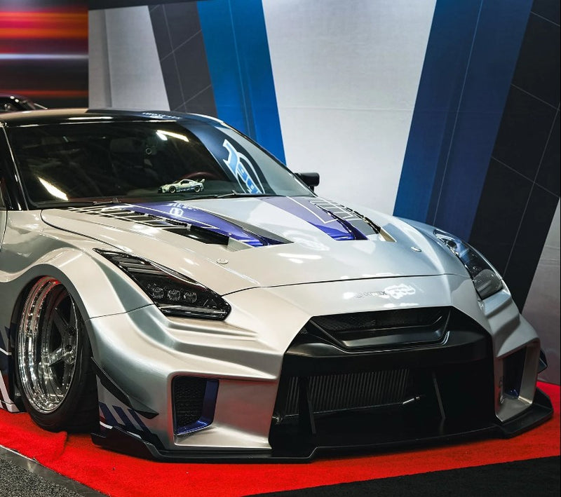 2009-2025 Nissan GT-R: Alpharex NOVA-Series LED Projector Headlights