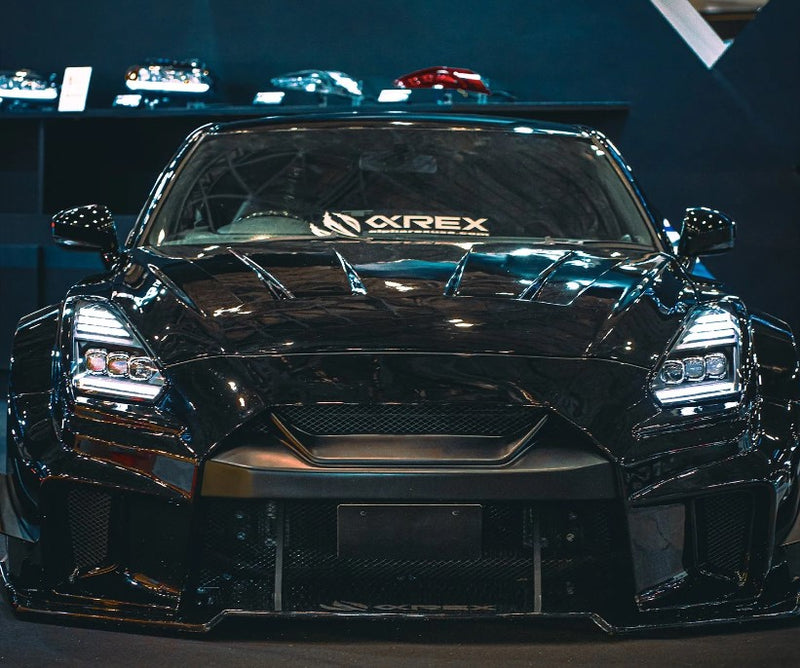 2009-2025 Nissan GT-R: Alpharex NOVA-Series LED Projector Headlights