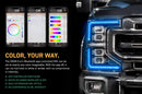 20-22 Ford Super Duty XRGB Evo LED Headlights (Color Changing DRLs)