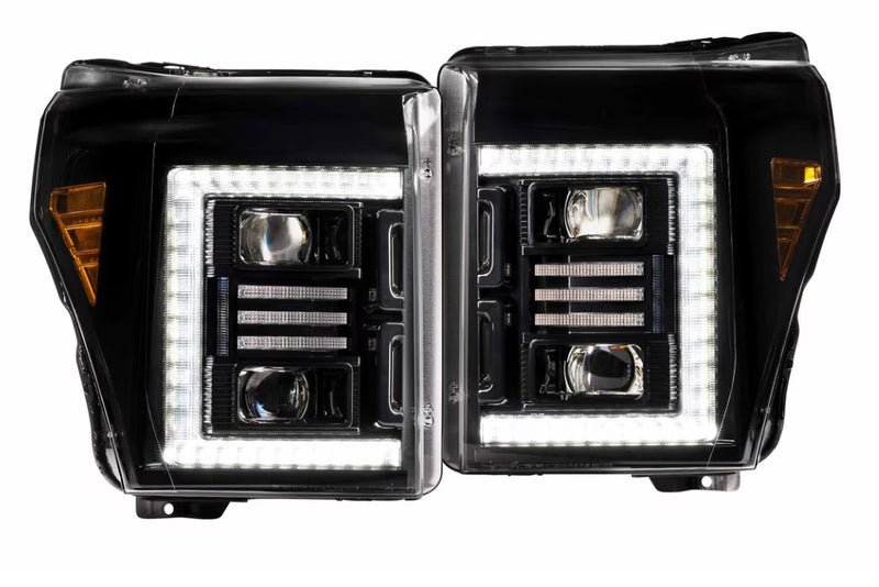 2011-2016 Ford Super Duty: XB HYBRID LED HEADLIGHTS (F250, F350, F450, F550)