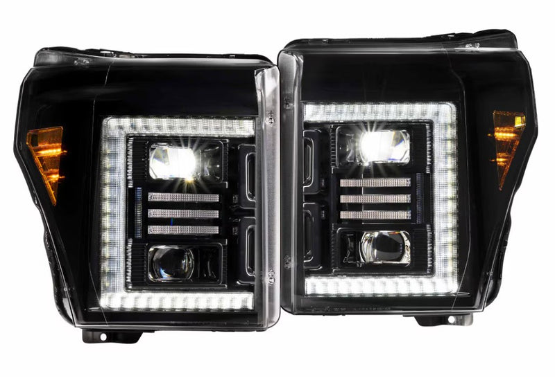 2011-2016 Ford Super Duty: XB HYBRID LED HEADLIGHTS (F250, F350, F450, F550)