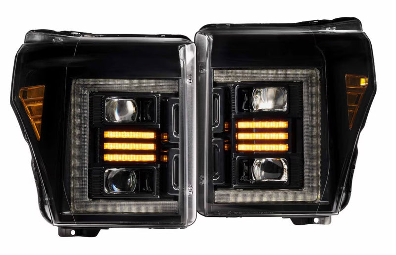 2011-2016 Ford Super Duty: XB HYBRID LED HEADLIGHTS (F250, F350, F450, F550)