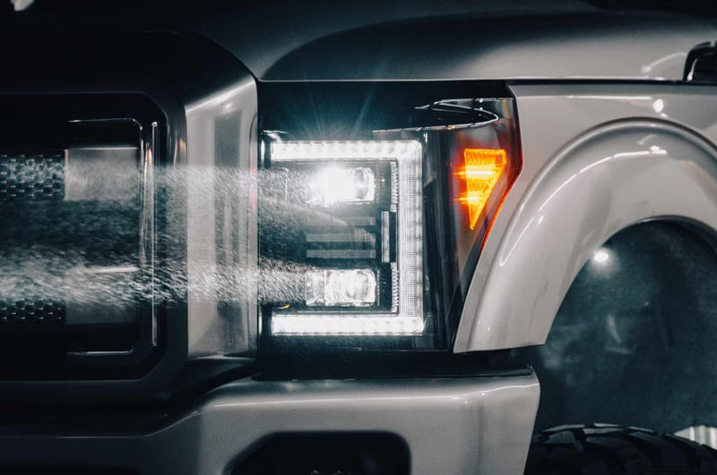 2011-2016 Ford Super Duty: XB HYBRID LED HEADLIGHTS (F250, F350, F450, F550)