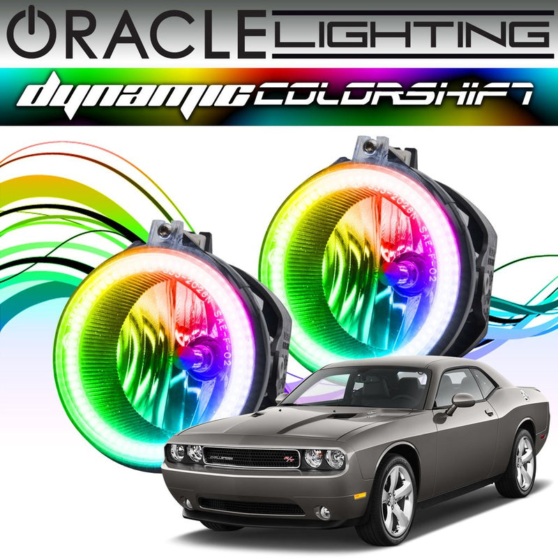 2008-2014 Dodge Challenger Dynamic ColorSHIFT Fog Light Kit