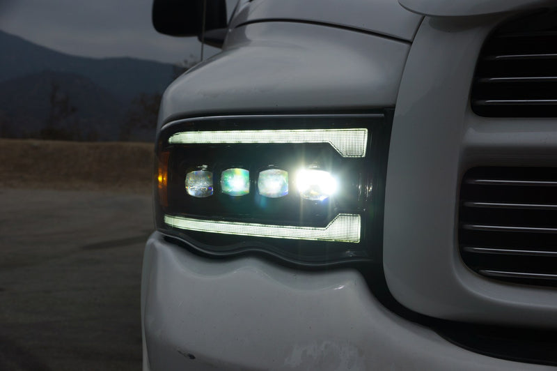 Dodge Ram (2002-2005): NOVA-Series LED Projector Headlights