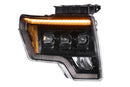 2009-2014 Ford F-150 and Raptor: Morimoto XB LED Headlights (Amber DRL)