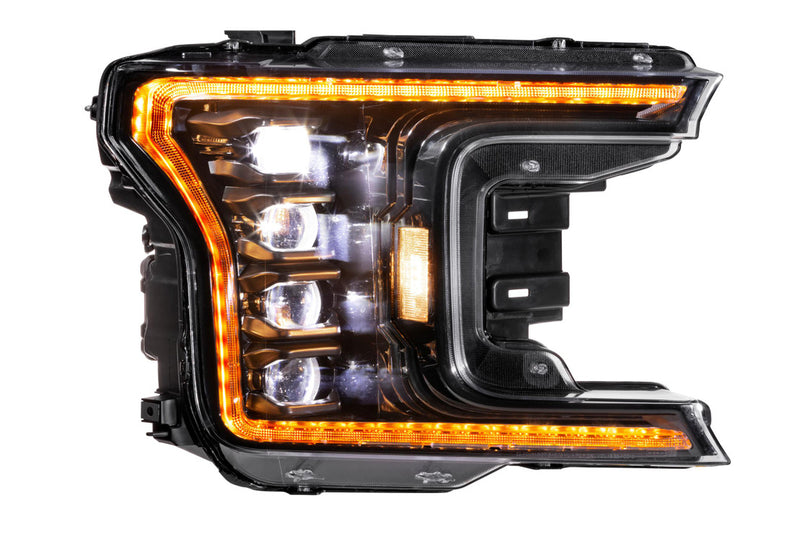 2018-2020 Ford F-150: Morimoto XB LED Headlights (Amber DRL) (Gen 2 Series)