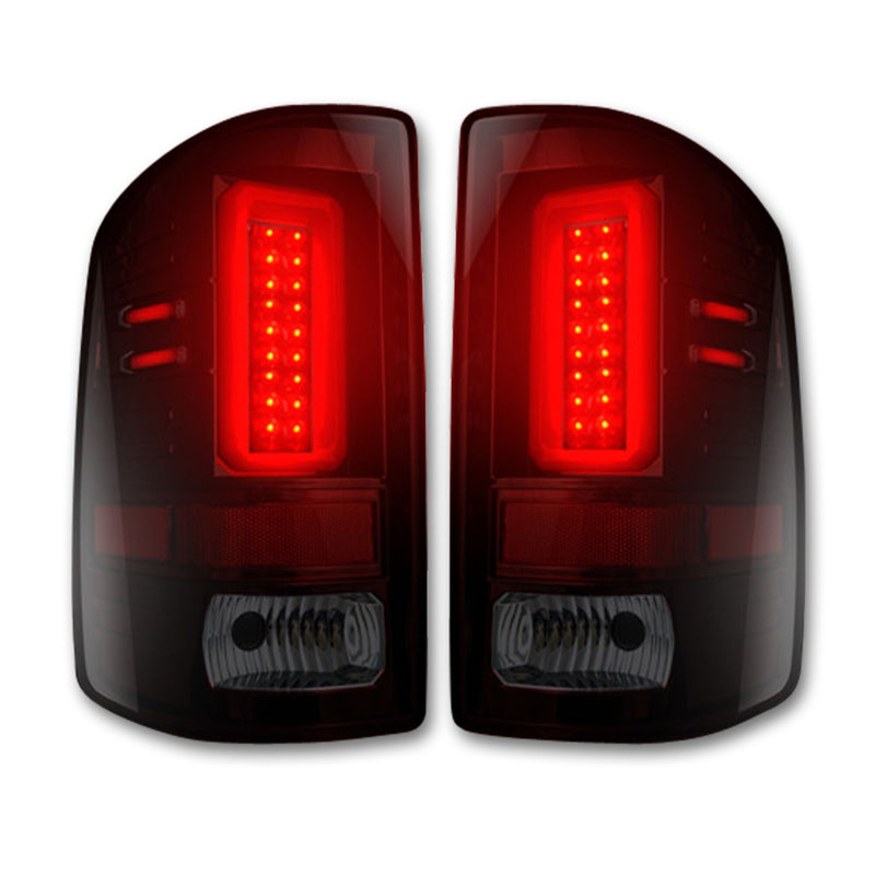 2014-2018 GMC Sierra RECON LED Halo Tail Lights (For OEM Halogen Trucks)