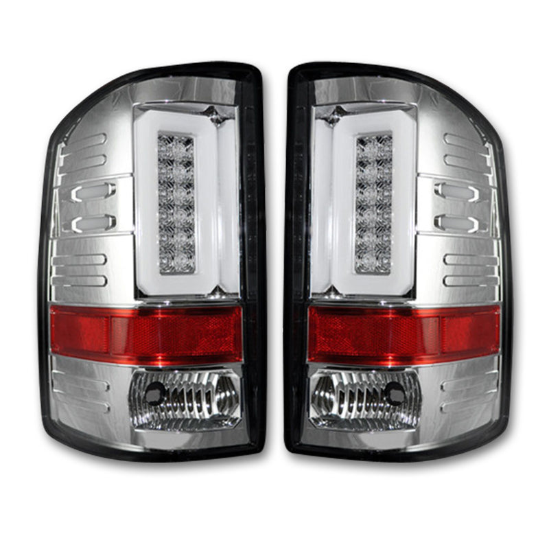 2014-2018 GMC Sierra RECON LED Halo Tail Lights (For OEM Halogen Trucks)