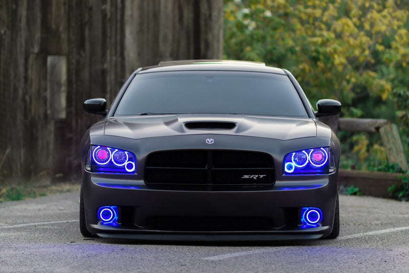 2005-2010 Dodge Charger LED Headlight Halo Kit Late Model Lighting 2005-2010 Dodge Charger LED Headlight Halo Kit Late Model Lighting