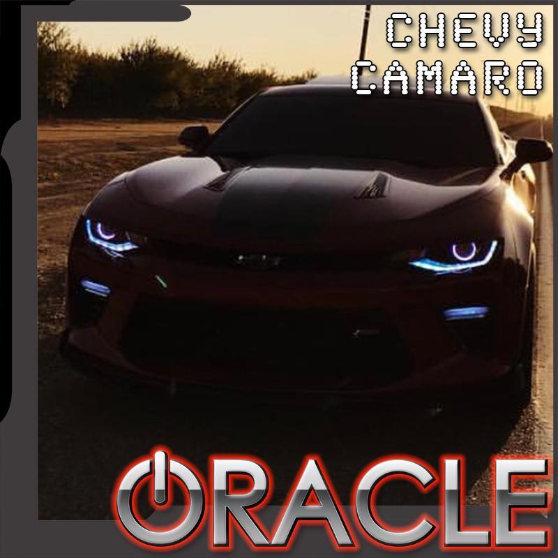 2016-2018 Chevy Camaro RS Oracle LED ColorSHIFT Projector Halo Kit