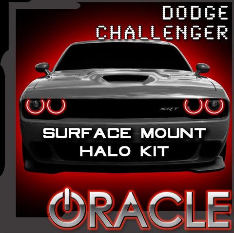 2015-2020 Dodge Challenger SXT/RT/SRT/HELLCAT Headlight Halo Kit - Surface Mount-Waterproof