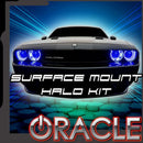 2008-2014 Dodge Challenger LED Headlight Halo Kit- Surface Mount- Waterproof