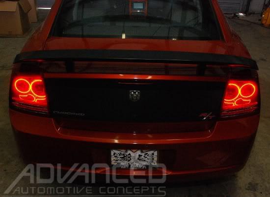 2009-2010 Dodge Charger Halo Tail Lights (Fully Assembled)