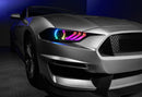 Ford Mustang (18-21): Dynamic COLORSHIFT® DRL Upgrade W/Halo Kit & Sequential Turn Signal