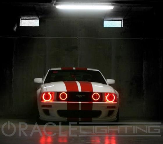 2005-2009 Ford Mustang GT ORACLE Grill Fog Light Halo Kit