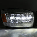 Dodge Ram (06-08): Alpharex NOVA LED Projector Headlights (Quad Beam)