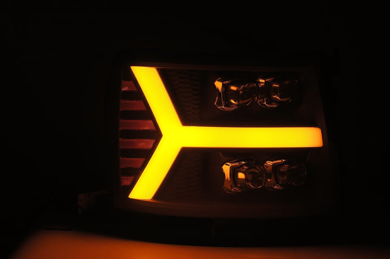 2007-2013 Chevy Silverado: AlphaRex NOVA LED Projector Headlights