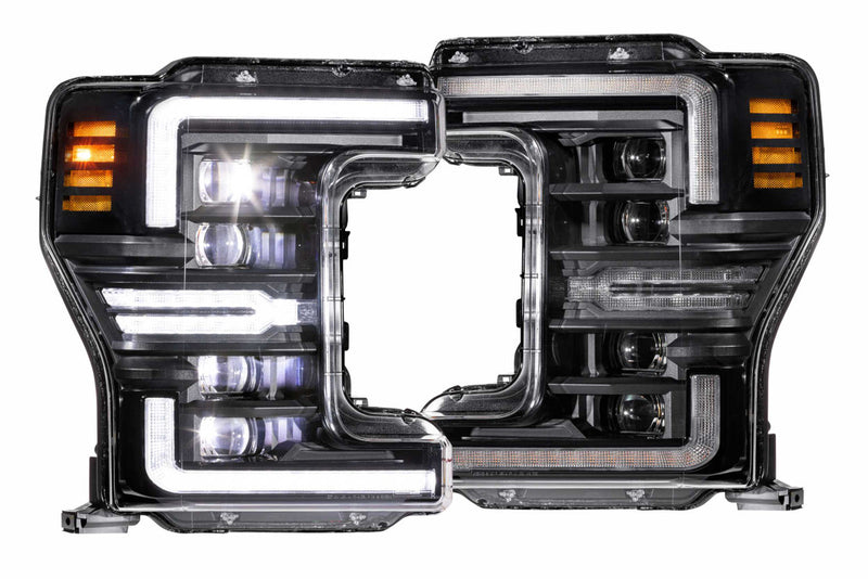2017-2019 Ford Super Duty: Morimoto XB LED Headlights (GEN 2) (Full Set/White DRL)