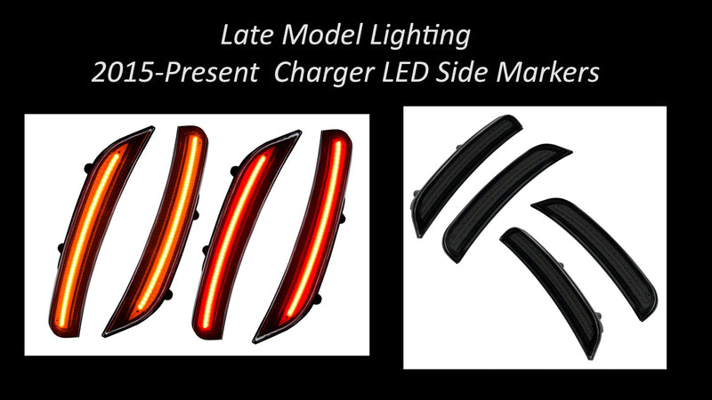 2015-Present Charger Oracle Concept Side Marker Set (Blade Style)