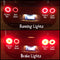 2005-2013 C6 Corvette Vette Lights Eagle Eye LED Tail Lights (Set)
