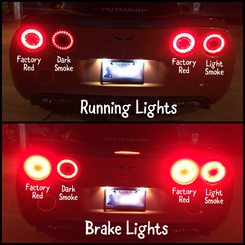 2005-2013 C6 Corvette Vette Lights Eagle Eye LED Tail Lights (Set)